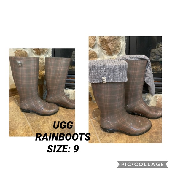 dillards uggs rain boots